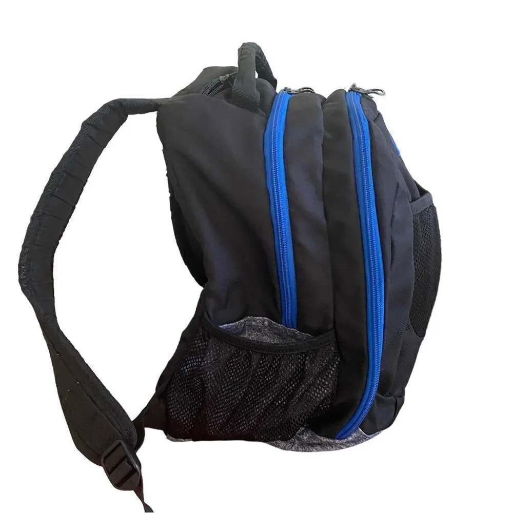 adidas atkins backpack Adidas Atkins Black & Blue Backpack School Bag Gym Bag mrsafety.ind.br